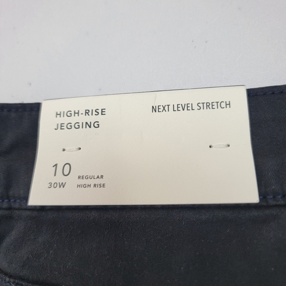 American Eagle Black Next Level Stretch High Rise Jeggings Sz 10/30 NEW - Picture 12 of 16